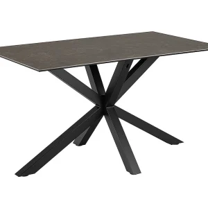Florence eetkamertafel 80x135cm zwart. Florence eetkamertafel 80x135cm zwart.