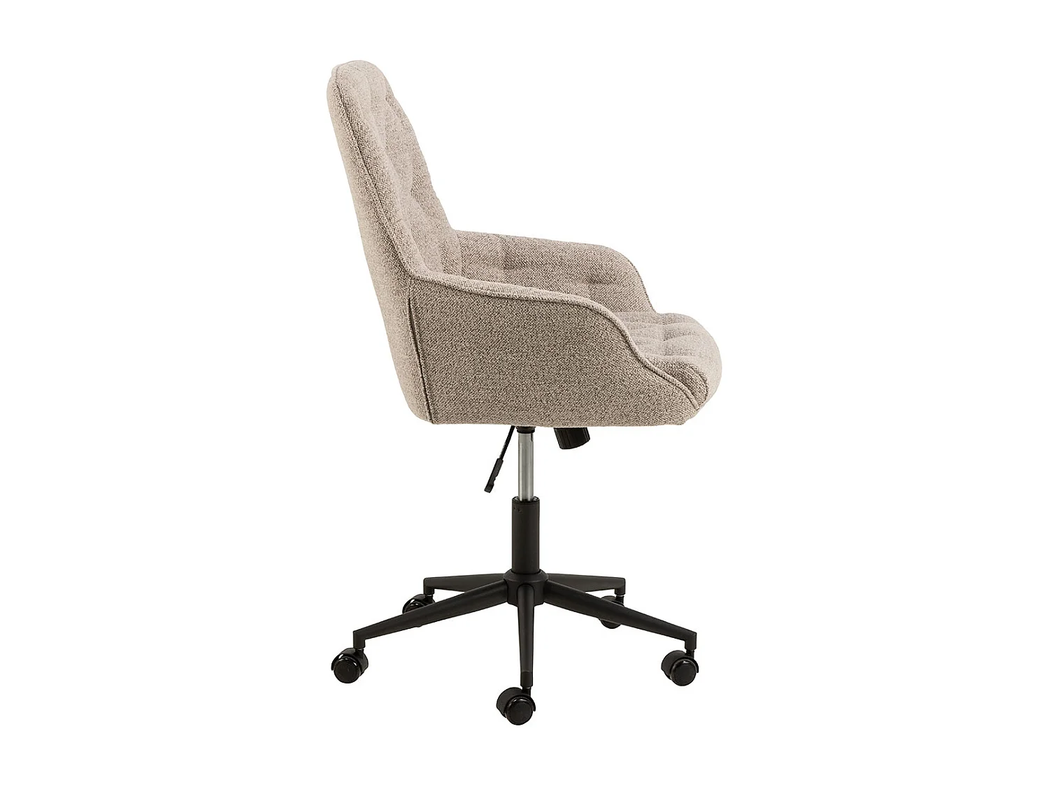 Eamon kantoorstoel bouclé beige.