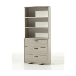 Kast DANY – 3 lades met module 3 lichte eiken planken Kast DANY – 3 lades met module 3 lichte eiken planken
