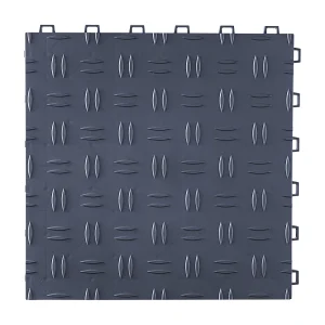 Garagetegels SucceBuy In Elkaar Grijpende Garagetegels 30.48 x 30.48 CM, Verpakking Van 25, Grijze Vloer Garagetegels SucceBuy In Elkaar Grijpende Garagetegels 30.48 x 30.48 CM, Verpakking Van 25, Grijze Vloer