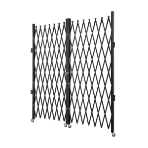 Dubbel Opvouwbaar Veiligheidshek SucceBuy, 198,12 cm H x 365,76 cm B, Opvouwbaar Hek, Schaarhek