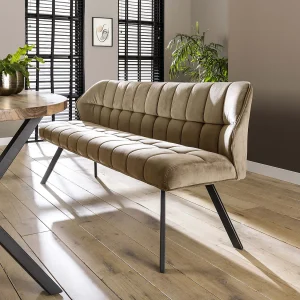 Eetkamerbank Raster – 180cm Breed – 3 Personen – Champagne Eetkamerbank Raster – 180cm Breed – 3 Personen – Champagne