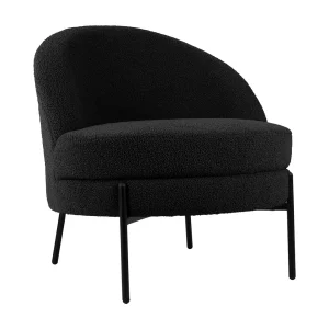 Fauteuil Noble Teddy Curl – Zwart Fauteuil Noble Teddy Curl – Zwart