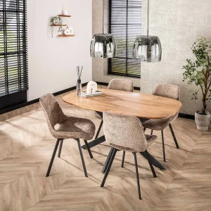 Eetkamertafel 150 Arhus Solid – Massief Acacia Naturel