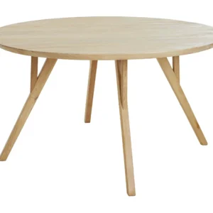 Eettafel QUENZA – Ø140x76cm – Bruin Eettafel QUENZA – Ø140x76cm – Bruin
