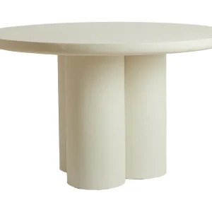 Eettafel MIZUHO – Ø130x78cm – Wit