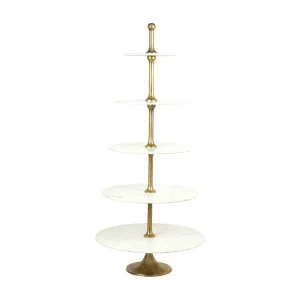 Etagere VERMENTINO – Ø79x175cm – Wit Etagere VERMENTINO – Ø79x175cm – Wit