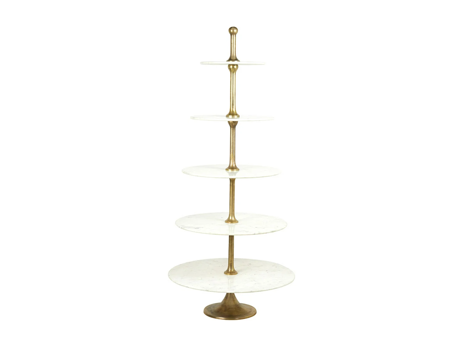 Etagere VERMENTINO - Ø79x175cm - Wit