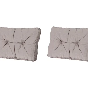 Florance Rugkussen Panama taupe – Ca. 43×73 cm – Set van 2 Florance Rugkussen Panama taupe – Ca. 43×73 cm – Set van 2