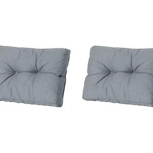 Florance Rugkussen Rib grey – Ca. 43×73 cm – Set van 2 Florance Rugkussen Rib grey – Ca. 43×73 cm – Set van 2