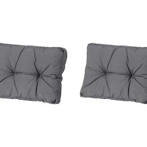 Florance Rugkussen Panama grey – Ca. 43×73 cm – Set van 2 Florance Rugkussen Panama grey – Ca. 43×73 cm – Set van 2