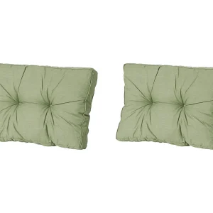 Florance Rugkussen Basic green – Ca. 43×60 cm – Set van 2 Florance Rugkussen Basic green – Ca. 43×60 cm – Set van 2