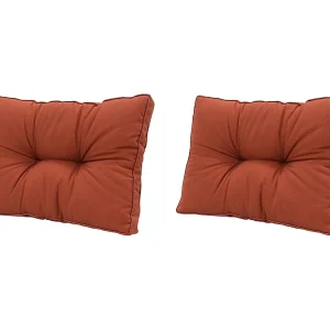Florance Rugkussen Panama terra – Ca. 43×73 cm – Set van 2 Florance Rugkussen Panama terra – Ca. 43×73 cm – Set van 2