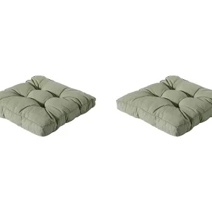 Florance Zitkussen Panama sage – Ca. 60×60 cm – Set van 2 Florance Zitkussen Panama sage – Ca. 60×60 cm – Set van 2