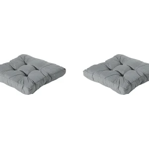 Florance Zitkussen Basic grey – Ca. 73×73 cm – Set van 2 Florance Zitkussen Basic grey – Ca. 73×73 cm – Set van 2