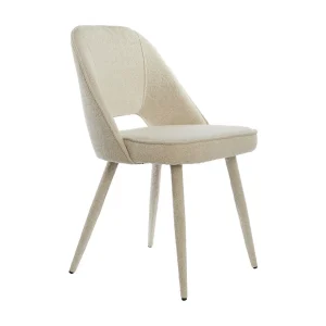 Eetkamerstoel DJESLIN – 57x51x84cm – Bruin – Set van 2 Eetkamerstoel DJESLIN – 57x51x84cm – Bruin – Set van 2