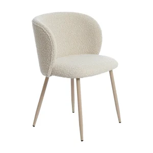 Eetkamerstoel ELYNA – 56x55x79cm – Wit – Set van 2 Eetkamerstoel ELYNA – 56x55x79cm – Wit – Set van 2