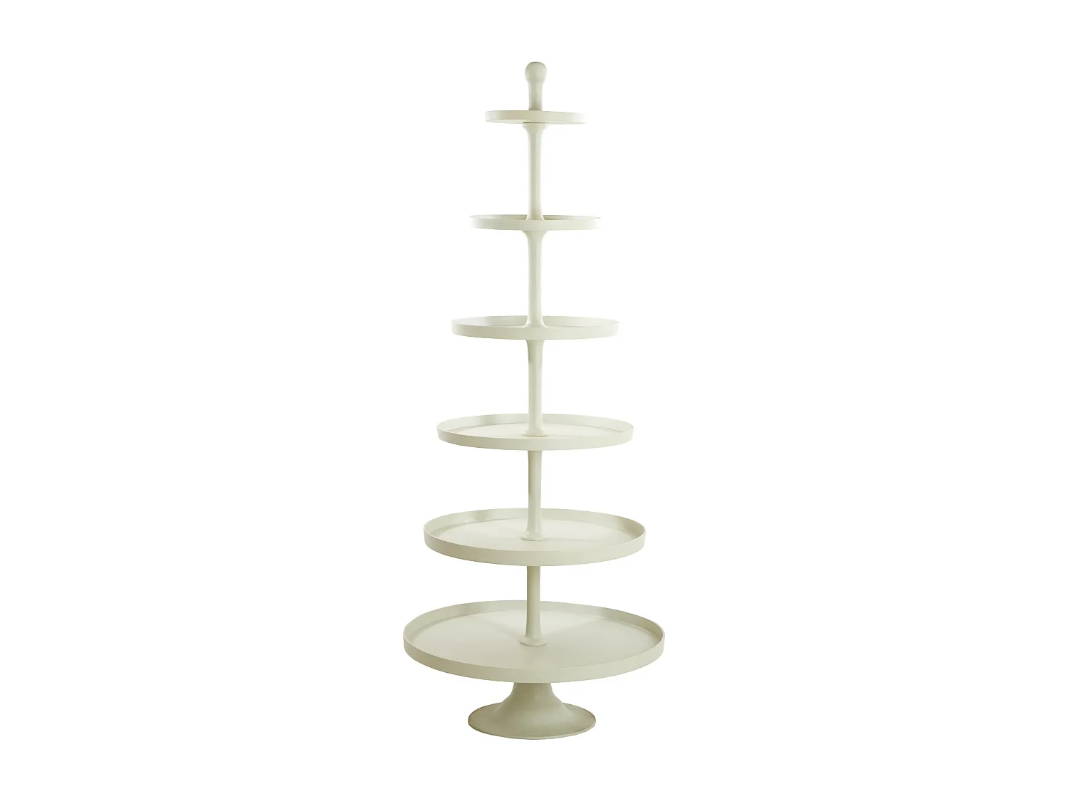Etagere HOKKSUND - Ø80x200cm - Wit