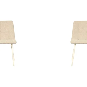 Eetkamerstoel Nino 54x45x89 cm – Naturel – Stof – set van 2 Eetkamerstoel Nino 54x45x89 cm – Naturel – Stof – set van 2