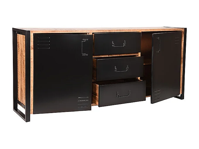Dressoir Brussels - Rough - Mangohout - 190 cm
