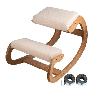 Ergonomische Kniekruk, SucceBuy Ergonomische Houten Kniekruk, Schommelstoel en Houdingcorrector voor Kantoor en Thuis Ergonomische Kniekruk, SucceBuy Ergonomische Houten Kniekruk, Schommelstoel en Houdingcorrector voor Kantoor en Thuis