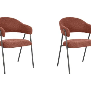 Eetkamerstoel Lowen – Terra – Boucle – set van 2 Eetkamerstoel Lowen – Terra – Boucle – set van 2