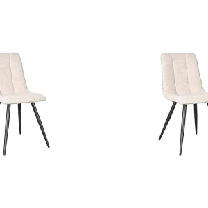 Eetkamerstoel Jelt – Naturel – Boucle – set van 2