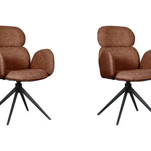 Eetkamerstoel Vidar – Terra – Boucle – set van 2 Eetkamerstoel Vidar – Terra – Boucle – set van 2