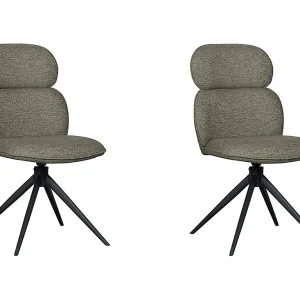Eetkamerstoel Finn – Truffel grijs – Boucle – set van 2 Eetkamerstoel Finn – Truffel grijs – Boucle – set van 2