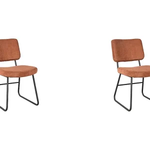 Eetkamerstoel Noah – Rust – Stof – set van 2 Eetkamerstoel Noah – Rust – Stof – set van 2