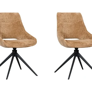 Eetkamerstoel Marlow – Cognac – Elite – set van 2 Eetkamerstoel Marlow – Cognac – Elite – set van 2