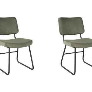 Eetkamerstoel Noah – Forest – Ribcord – set van 2 Eetkamerstoel Noah – Forest – Ribcord – set van 2
