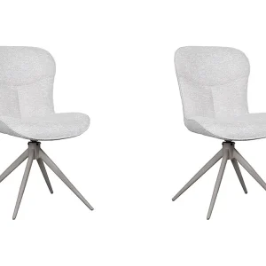Eetkamerstoel Thorben – Naturel – Stof – set van 2 Eetkamerstoel Thorben – Naturel – Stof – set van 2