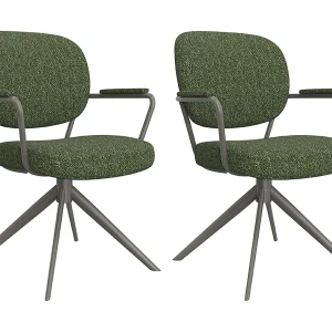 Eetkamerstoel Basel – Forest – Boucle – set van 2