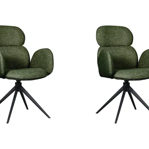 Eetkamerstoel Vidar – Forest – Boucle – set van 2 Eetkamerstoel Vidar – Forest – Boucle – set van 2