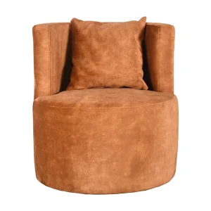 Fauteuil Evy 65x65x75 cm – Oker – Velours Fauteuil Evy 65x65x75 cm – Oker – Velours