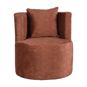 Fauteuil Evy 65x65x75 cm – Rust – Velours Fauteuil Evy 65x65x75 cm – Rust – Velours