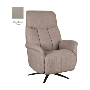 Fauteuil Oslo – Taupe – Micro Suede – Elektrisch – 87x79x112 cm Fauteuil Oslo – Taupe – Micro Suede – Elektrisch – 87x79x112 cm