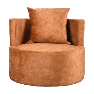 Fauteuil Evy 90x90x75 cm – Oker – Velours Fauteuil Evy 90x90x75 cm – Oker – Velours