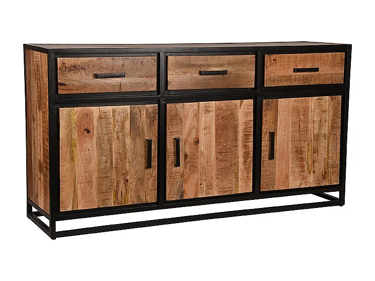 Dressoir Tampa - Rough - Mangohout -170cm