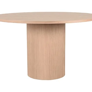 Eetkamertafel Oliva – Naturel – Eiken – 130 cm – Rond Eetkamertafel Oliva – Naturel – Eiken – 130 cm – Rond
