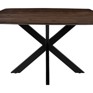 Eetkamertafel Blake – Espresso – Mangohout – 140×140 cm