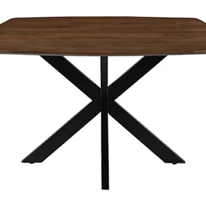 Eetkamertafel Blake – Naturel – Mangohout – 130×130 cm