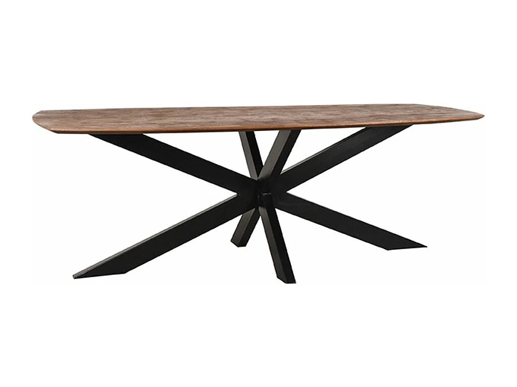 Eetkamertafel Zane - Espresso - 220x100x76 cm
