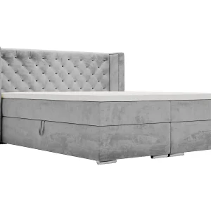 Emporius Valencia Box tweepersoonsbed bed 160×200, bed met opbergruimte – matras en topper – boxspring bed fluweel grijs (Magic Velvet 2217) Emporius Valencia Box tweepersoonsbed bed 160×200, bed met opbergruimte – matras en topper – boxspring bed fluweel grijs (Magic Velvet 2217)