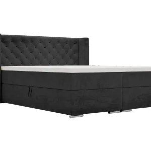 Emporius Valencia Box tweepersoonsbed bed 160×200, bed met opbergruimte – matras en topper – boxspring bed fluweel zwart (Magic Velvet 2219) Emporius Valencia Box tweepersoonsbed bed 160×200, bed met opbergruimte – matras en topper – boxspring bed fluweel zwart (Magic Velvet 2219)