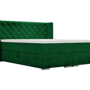 Emporius Valencia Box tweepersoonsbed bed 160×200, bed met opbergruimte – matras en topper – boxspring bed fluweel groen (Magic Velvet 2225) Emporius Valencia Box tweepersoonsbed bed 160×200, bed met opbergruimte – matras en topper – boxspring bed fluweel groen (Magic Velvet 2225)