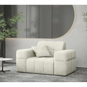 Fauteuilserie NIMES stijlvolle stof Perfect Harmony Cream Fauteuilserie NIMES stijlvolle stof Perfect Harmony Cream