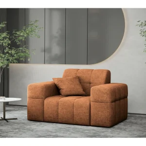 Fauteuilserie NIMES stijlvolle stof Perfect Harmony Orange Fauteuilserie NIMES stijlvolle stof Perfect Harmony Orange