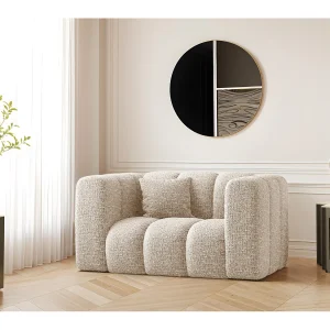 Fauteuil, bank Grand modulaire stof Haga Ecru Fauteuil, bank Grand modulaire stof Haga Ecru
